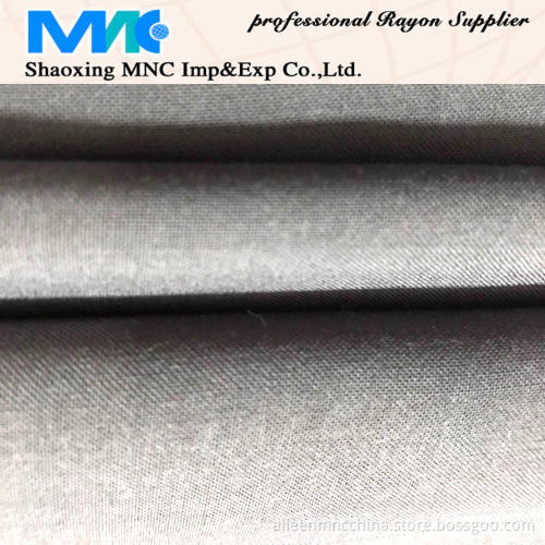 recycled rayon spun viscose solid fabric